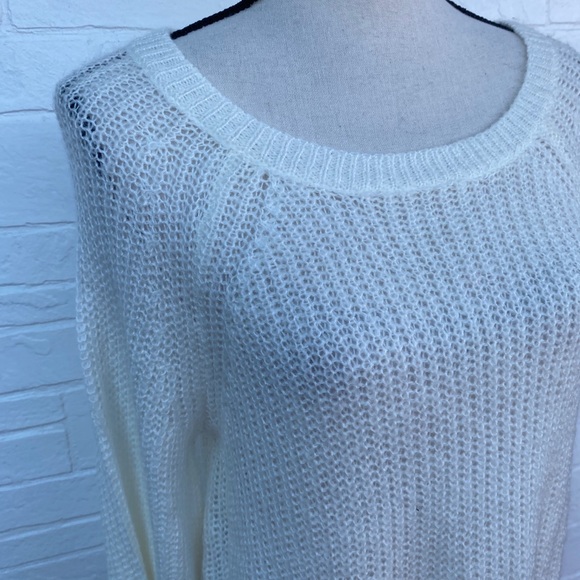 Project Naadam knit sweater tie sleeves ivory - Picture 4 of 6